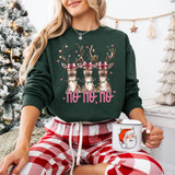 Ho Ho Ho Coquette Deer DTF Heat Transfer