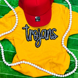 Trojans YOUTH Sequin Patch
