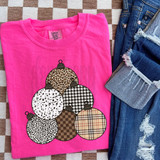 Patterned Ornaments DTF Heat Transfer