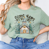 O Come Let Us Adore Him DTF Heat Transfer 