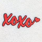 XOXO RED Embroidered HAT/POCKET Patch 