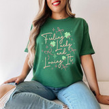 Feeling Lucky And Loving It DTF Heat Transfer 