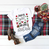 Just a girl who loves Christmas Sublimation Transfer