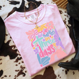 A Lot Can Happen In Three Days Floral DTF Heat Transfer 