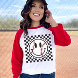 Baseball Checker DTF Heat Transfer 