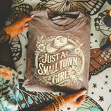 Just A Small Town Girl Hat CREAM DTF Heat Transfer