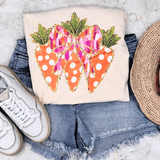 Colorful Carrots CLEAR Screen Print Heat Transfer