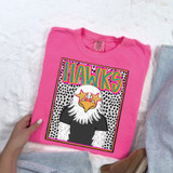 Hawks Colorful Mascot DTF Heat Transfer 