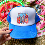 Retro America Patterned DTF Heat Transfer 