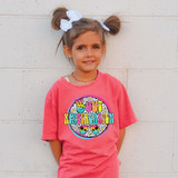 Retro Peace Out Kindergarten DTF Heat Transfer