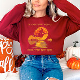 Dark Desert Highway Witch Screen Print Heat Transfer