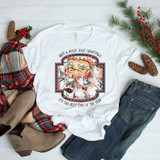 Have a Holly Jolly Christmas Vintage Santa and Elves Sublimation Transfer