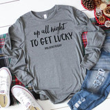 Up All Night To Get Lucky Screen Print Transfer