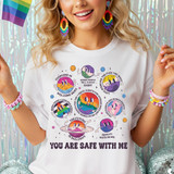 You Are Safe With Me DTF Heat Transfer
