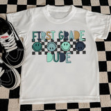 Retro Dude Back To School DTF Heat Transfer