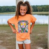 Dotted Graffiti Mascot DTF Heat Transfer