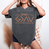God Is Greater Bow BROWN DTF Heat Transfer