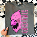 Pink Glitz Mascot DTF Heat Transfer