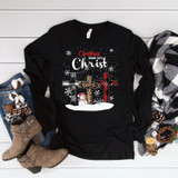 Christmas Begins with Christ Screen Print Heat Transfer