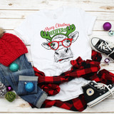 Mooey Christmas Heifers Cow Sublimation Transfer