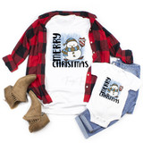 Merry Christmas Snowman Sublimation Transfer