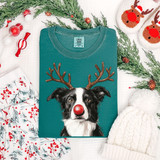 Christmas Reindeer Dog DTF Heat Transfer