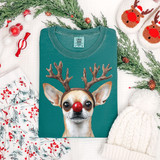Christmas Reindeer Dog DTF Heat Transfer