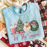 Faux Yarn Pink ’Tis the Season DTF Heat Transfer