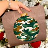 Camo Ornament DTF Heat Transfer