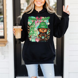 Bear Cup Christmas Tree DTF Heat Transfer