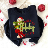 Faux Yarn Full Of Holiday Spirit DTF Heat Transfer