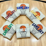 Basketball Game Day Fluffy and Glitter Patch