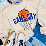 Basketball Game Day Fluffy and Glitter Patch