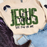 Let Them See You In Me – Jesus Fluffy Patch with Silicone