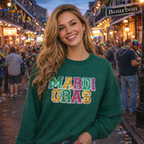 Mardi Gras Sequins Patch