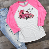 Loads of Love Valentine's Truck ADULT Screen Print Heat Transfer