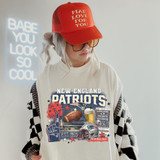 NE Football Collage DTF Heat Transfer