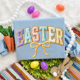 Faux Chenille Easter Bow DTF Heat Transfer