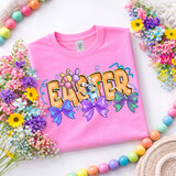 Faux Glitter Easter Blue Friend DTF Heat Transfer