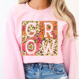 Patterned Grow DTF Heat Transfer