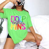 Leopard Rainbow Dolphins DTF Heat Transfer