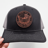 250 Years Of Freedom Leather Hat Patch