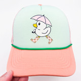 Glitter Duck Hat/Pocket Screen Print Heat Transfer