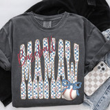 Retro Baseball Mamaw DTF Heat Transfer