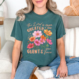 The Lord Is Greater Wild Flowers DTF Heat Transfer