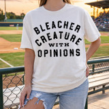 Distressed Bleacher Creature With Opinions DTF Heat Transfer