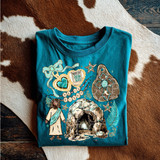 Western He Is Risen DTF Heat Transfer