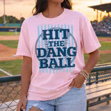 Blue Hit The Dang Ball DTF Heat Transfer