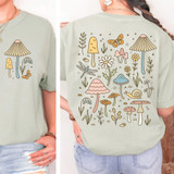 Mushroom Garden Collage SET DTF Heat Transfer
