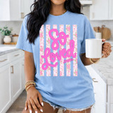 So Loved Floral Stripes DTF Heat Transfer